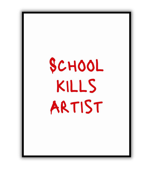 School kills artist