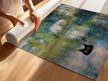 Funky Black Cat