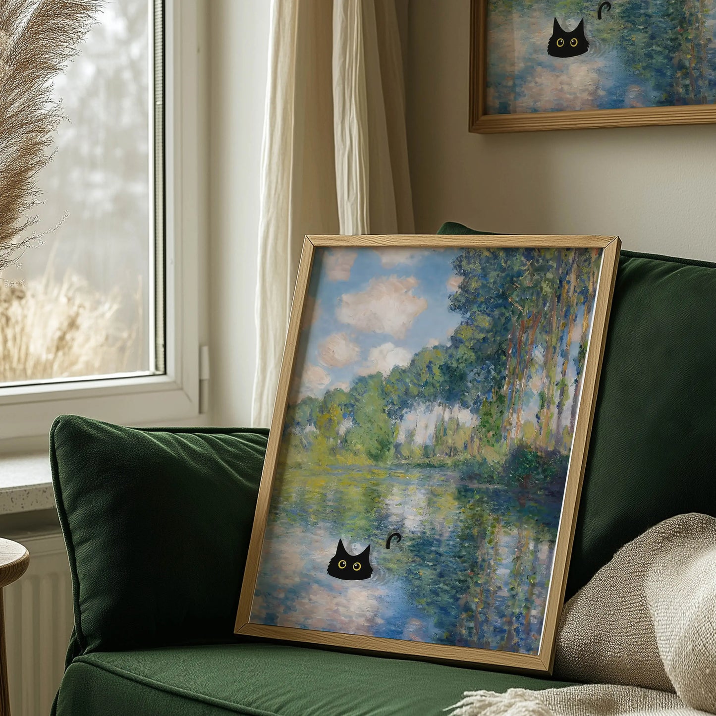 Funky Black Cat