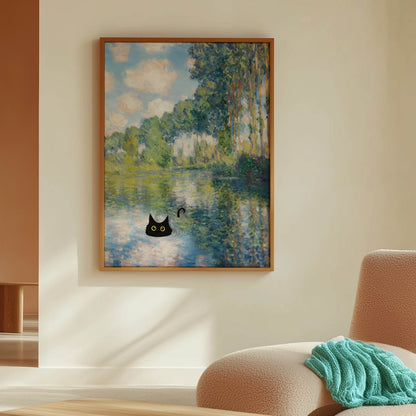 Cat Monet Poplars