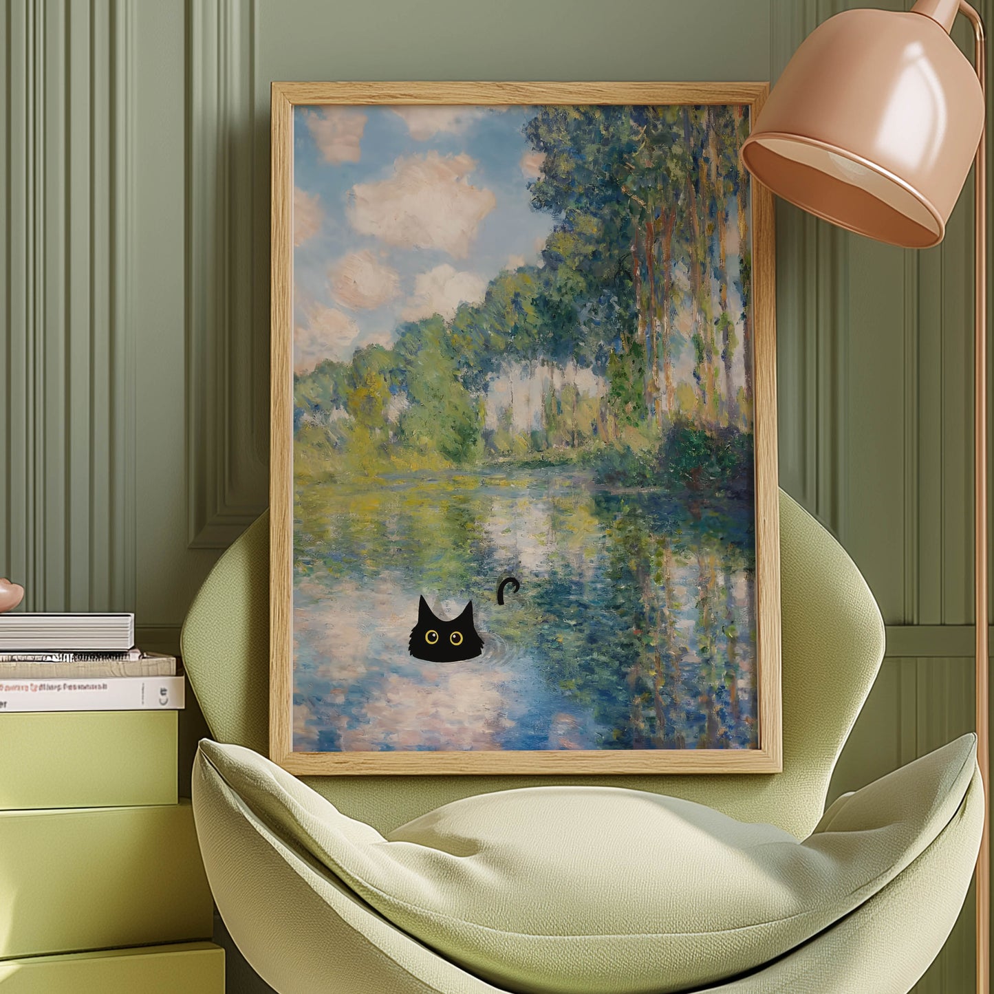 Cat Monet Poplars