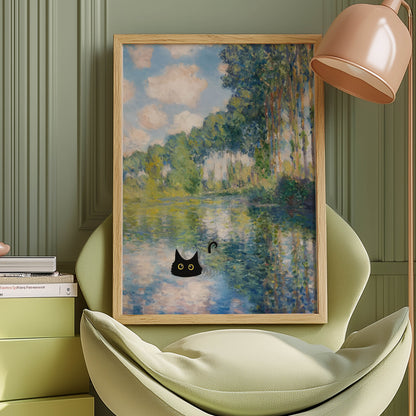 Cat Monet Poplars