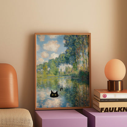 Cat Monet Poplars