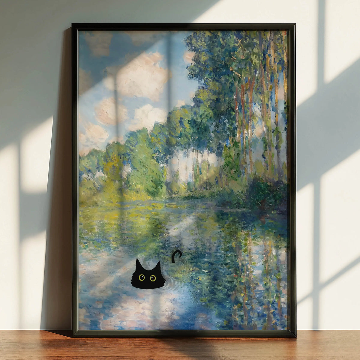 Funky Black Cat