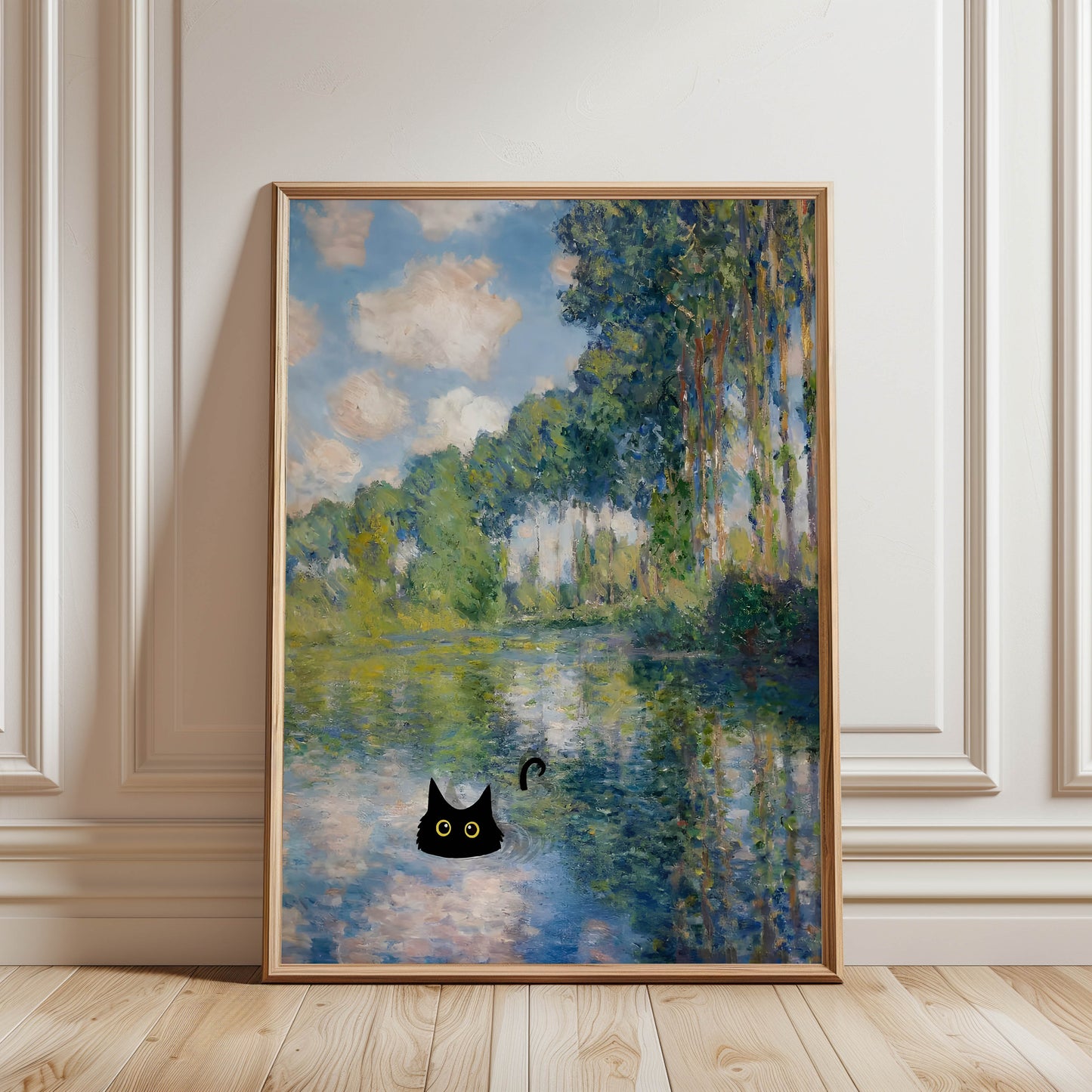 Cat Monet Poplars