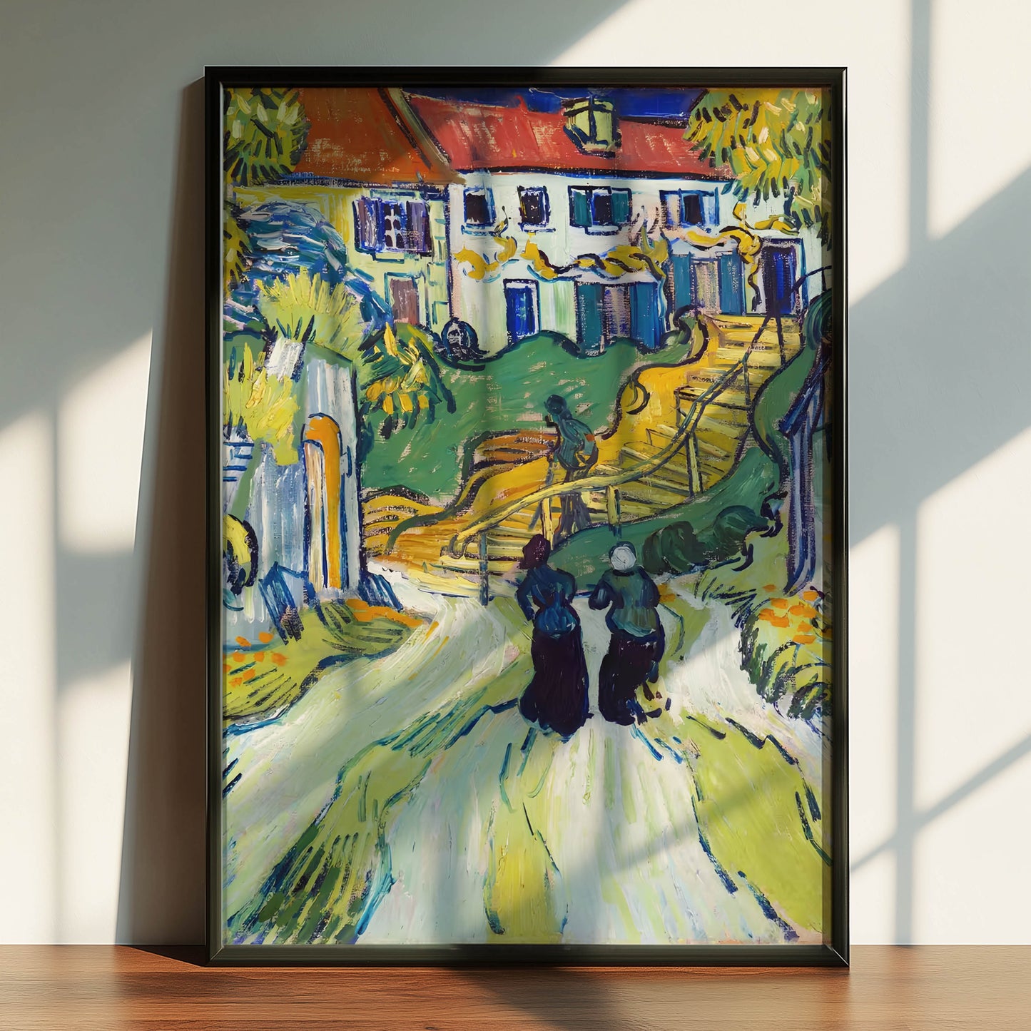 Village Street and Steps in Auvers
