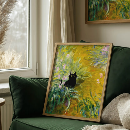 Funky Black Cat