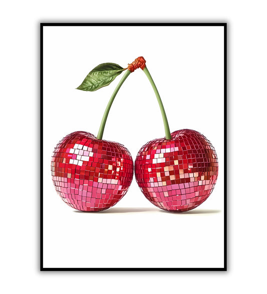 Disco Delights wall art for retro-themed interiors.