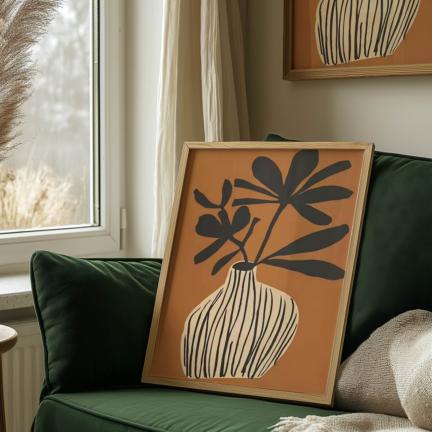 Dark Foliage Vase