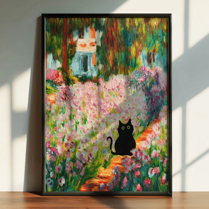 Funky Black Cat