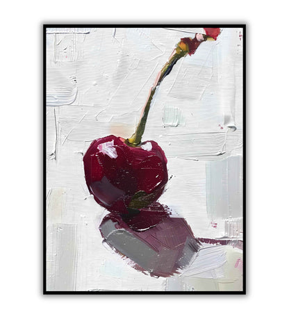 Cherry printable poster. Available for purchase as a physical poster or digital download