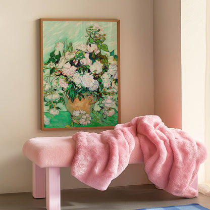 Roses in a Vase Pink