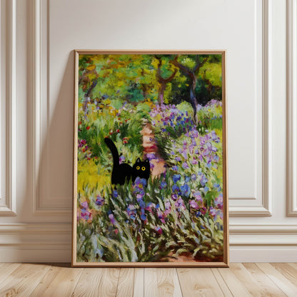 Cat Iris Garden