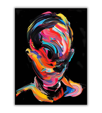 Colorful Abstract Man