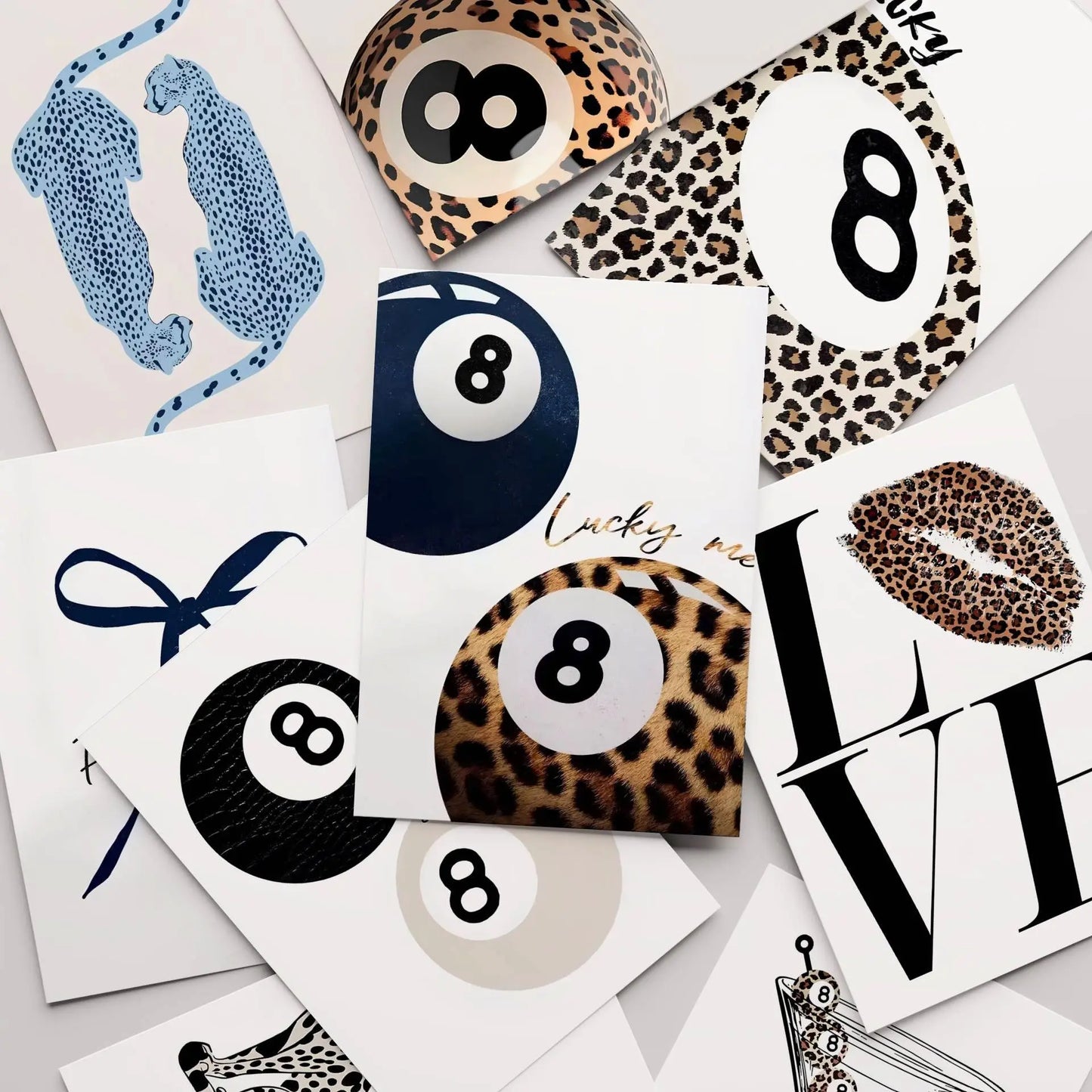 Leopard Lucky 8 Ball