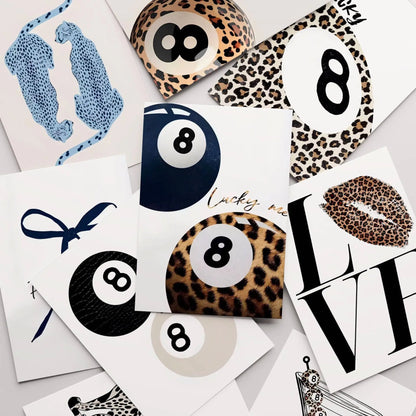 Leopard Lucky 8 Ball