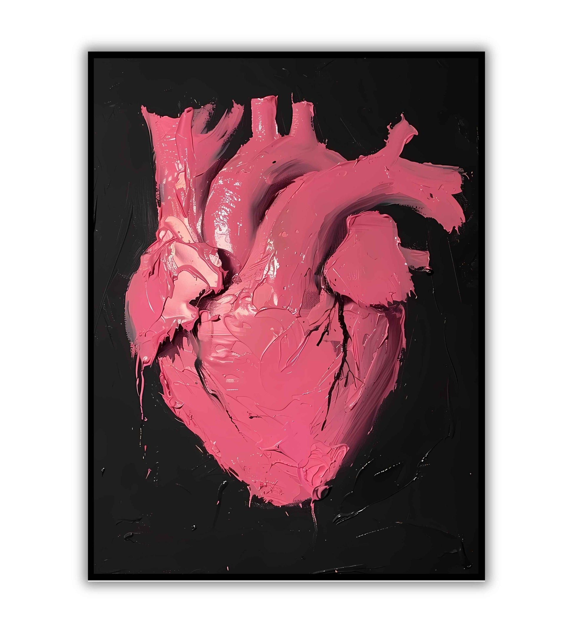 Heart" abstract figurative poster