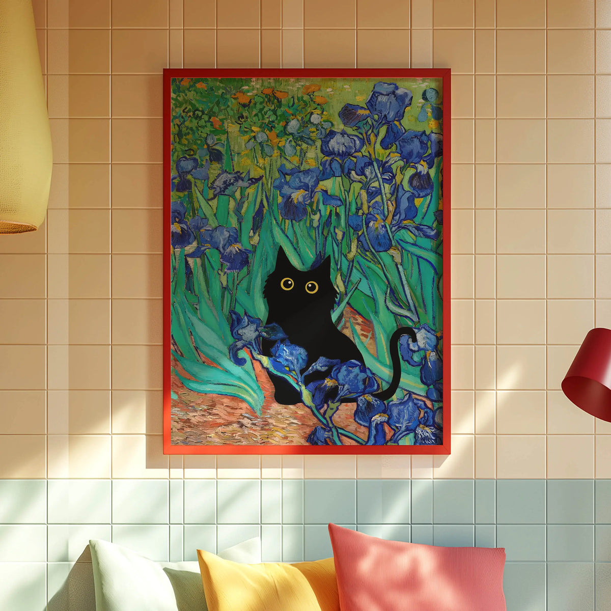 Funky Black Cat