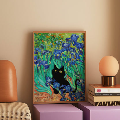 Cat Irises Field