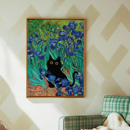 Funky Black Cat