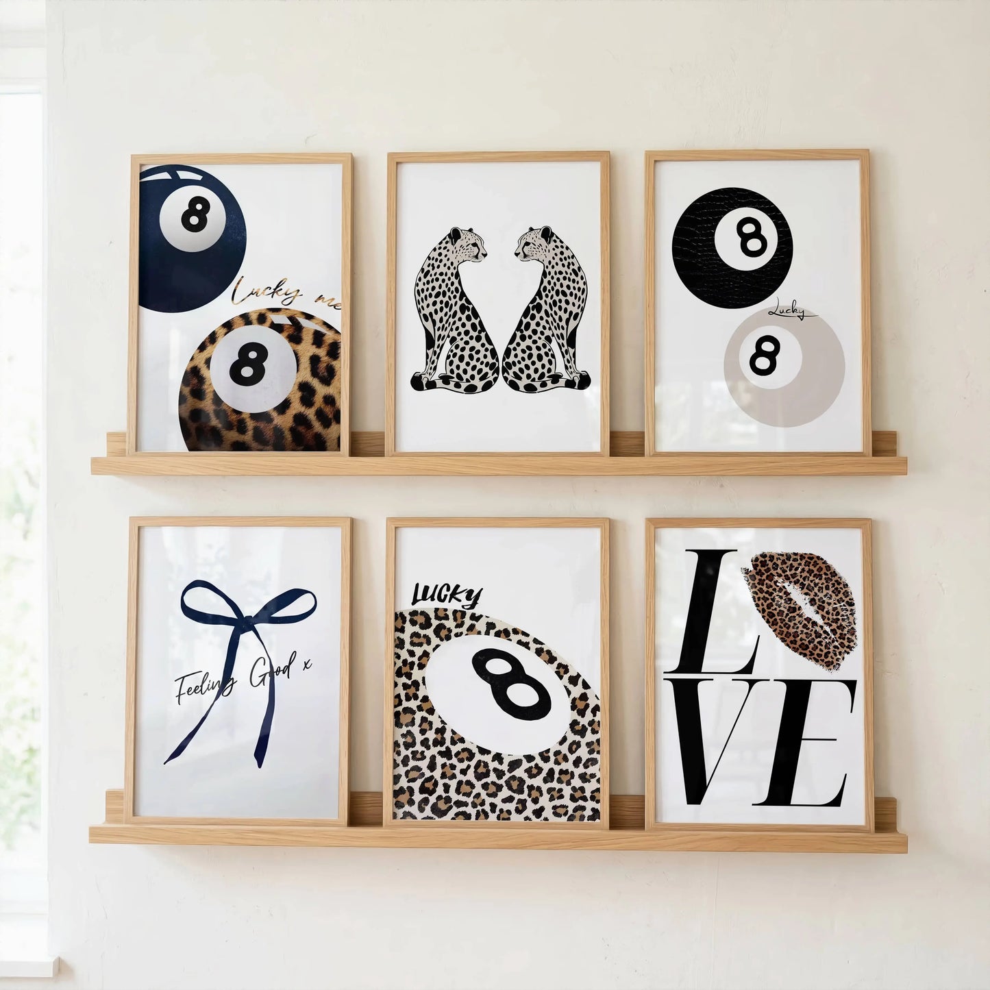 Leopard Lucky 8 Ball