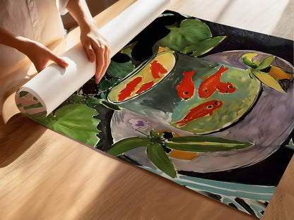 Cat Matisse Goldfish