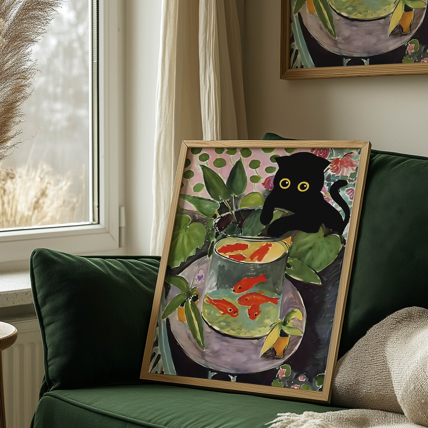 Cat Matisse Goldfish