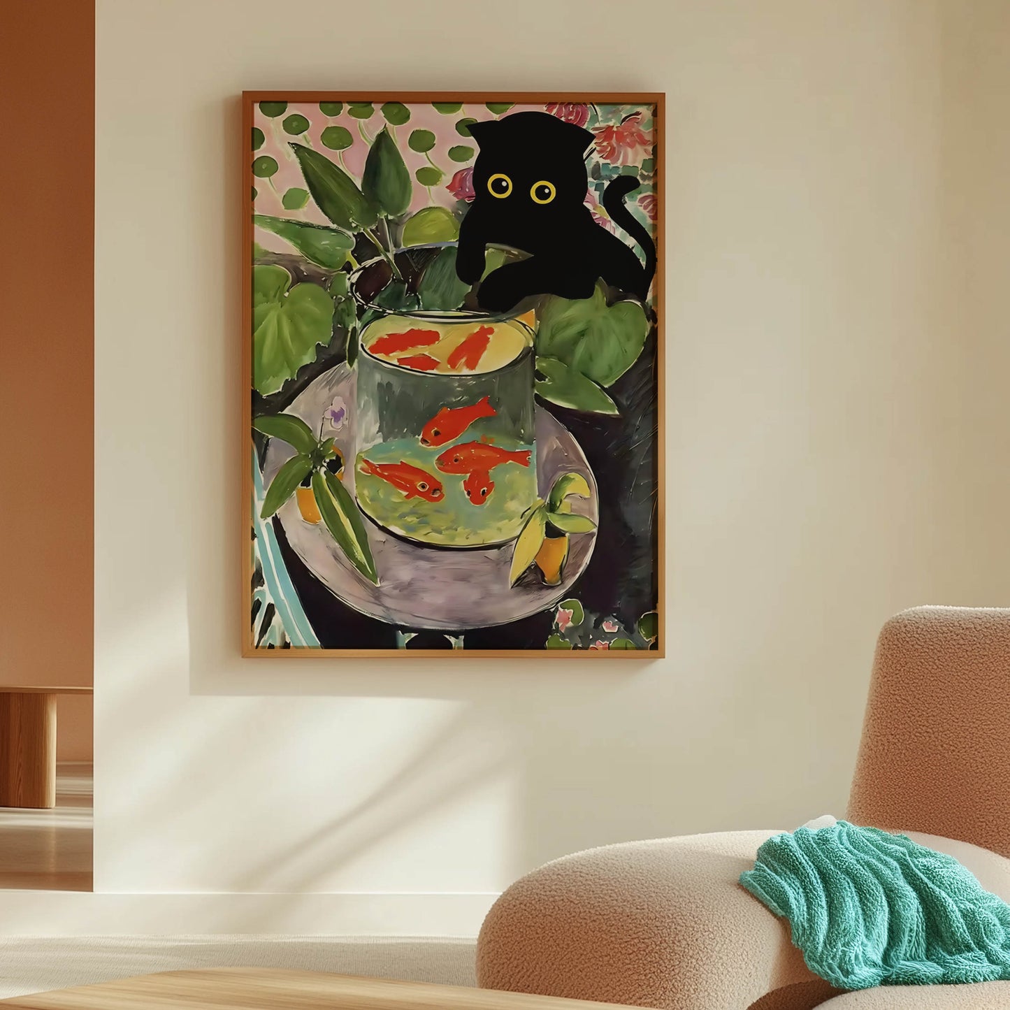 Cat Matisse Goldfish