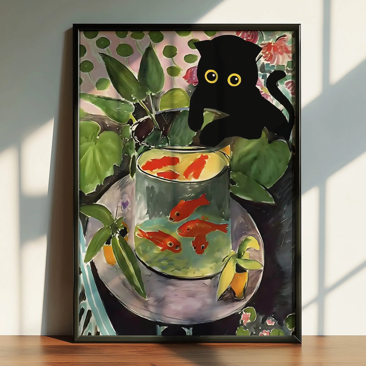 Funky Black Cat