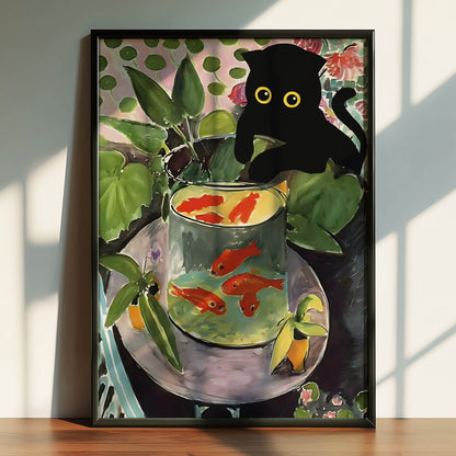 Cat Matisse Goldfish