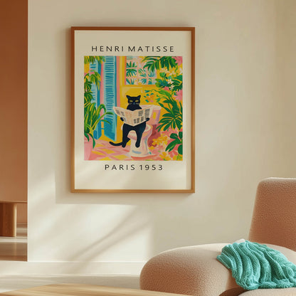 Cat Reading