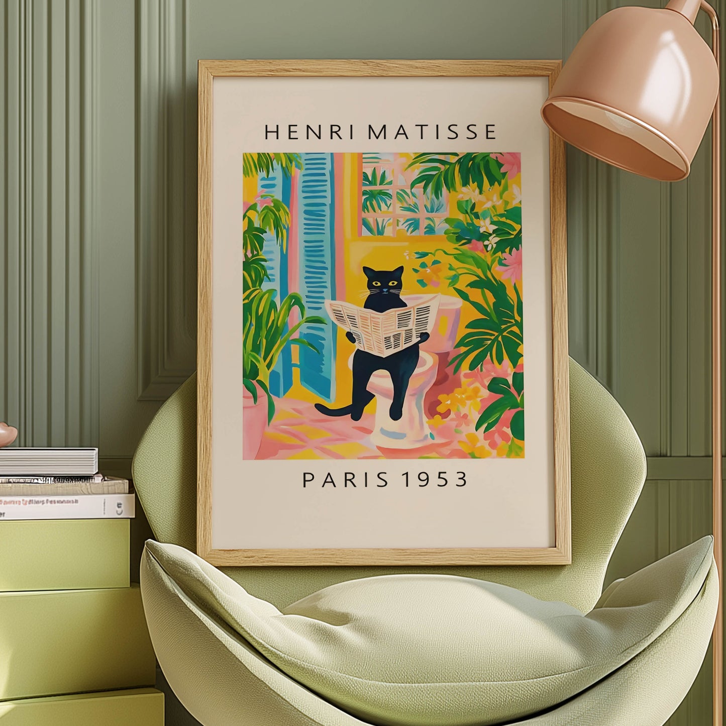 Cat Reading