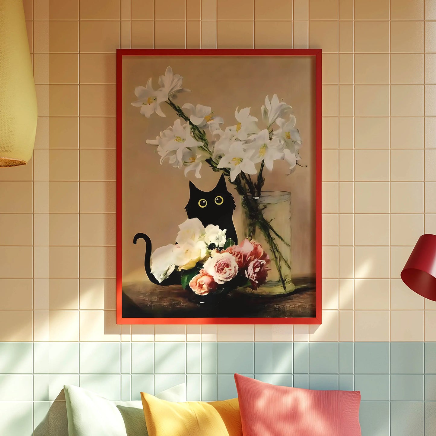 Funky Black Cat