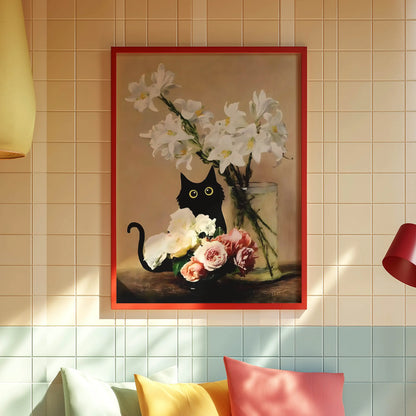 Funky Black Cat