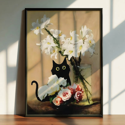 Funky Black Cat