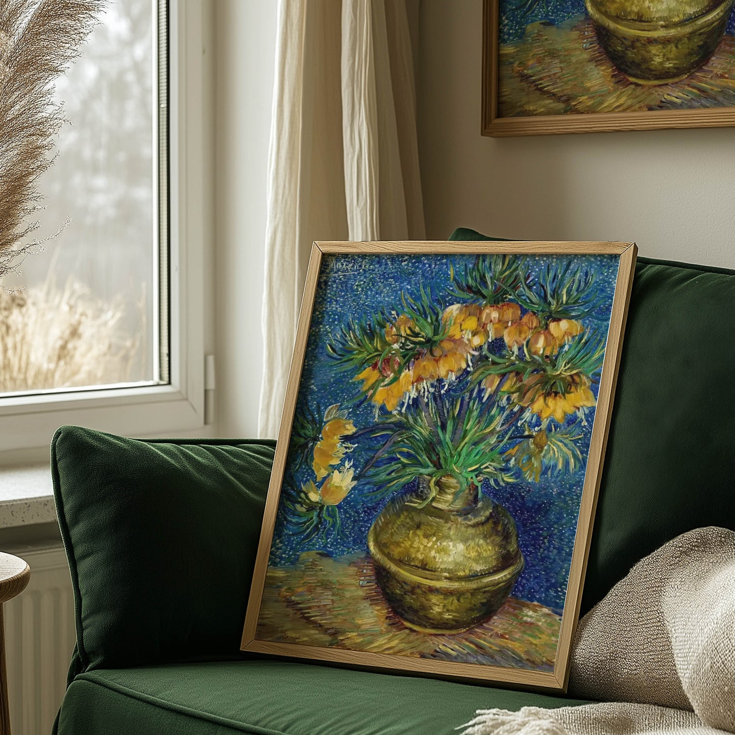 Fritillaries in a Copper Vase