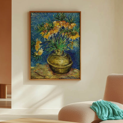 Fritillaries in a Copper Vase