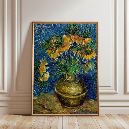 Fritillaries in a Copper Vase