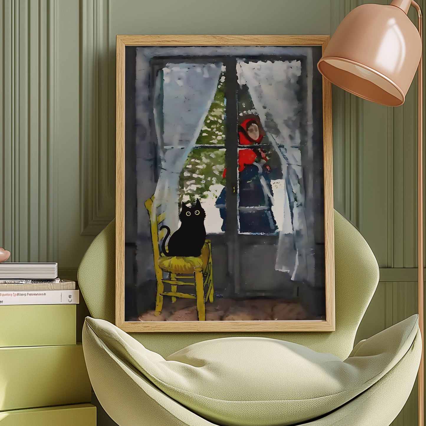 Cat Yellow Chair