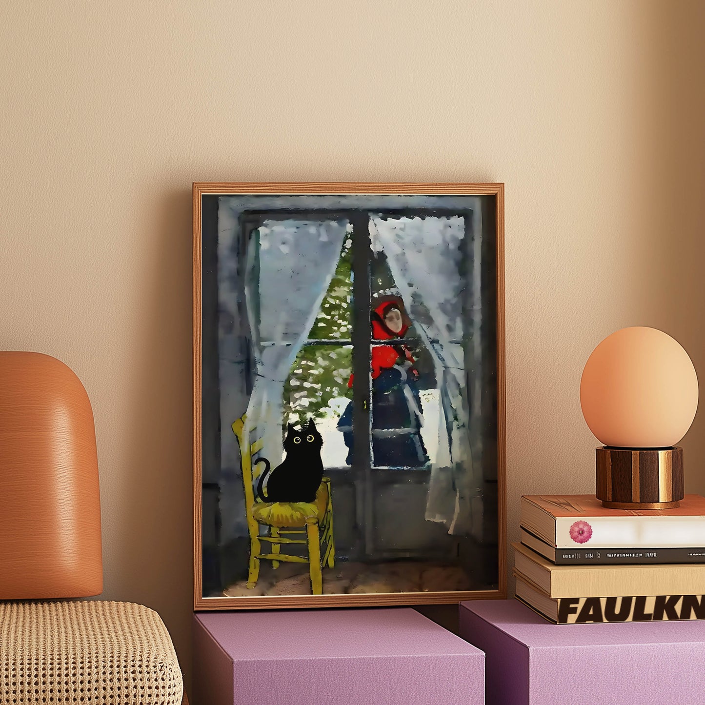 Cat Yellow Chair