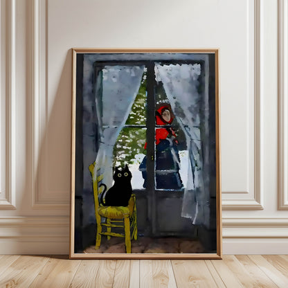 Cat Yellow Chair