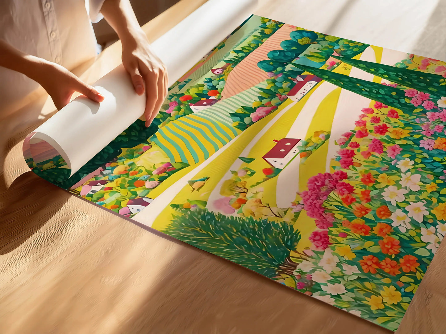 Colorful Landscape Poster
