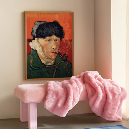 Self-Portrait with Bandaged Ear and Pipe