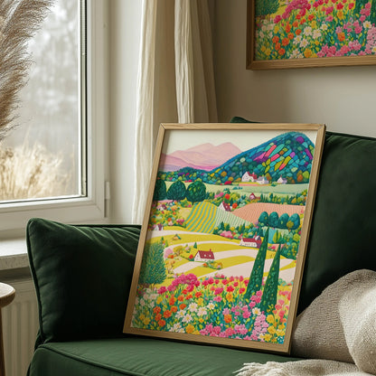 Colorful Landscape Poster