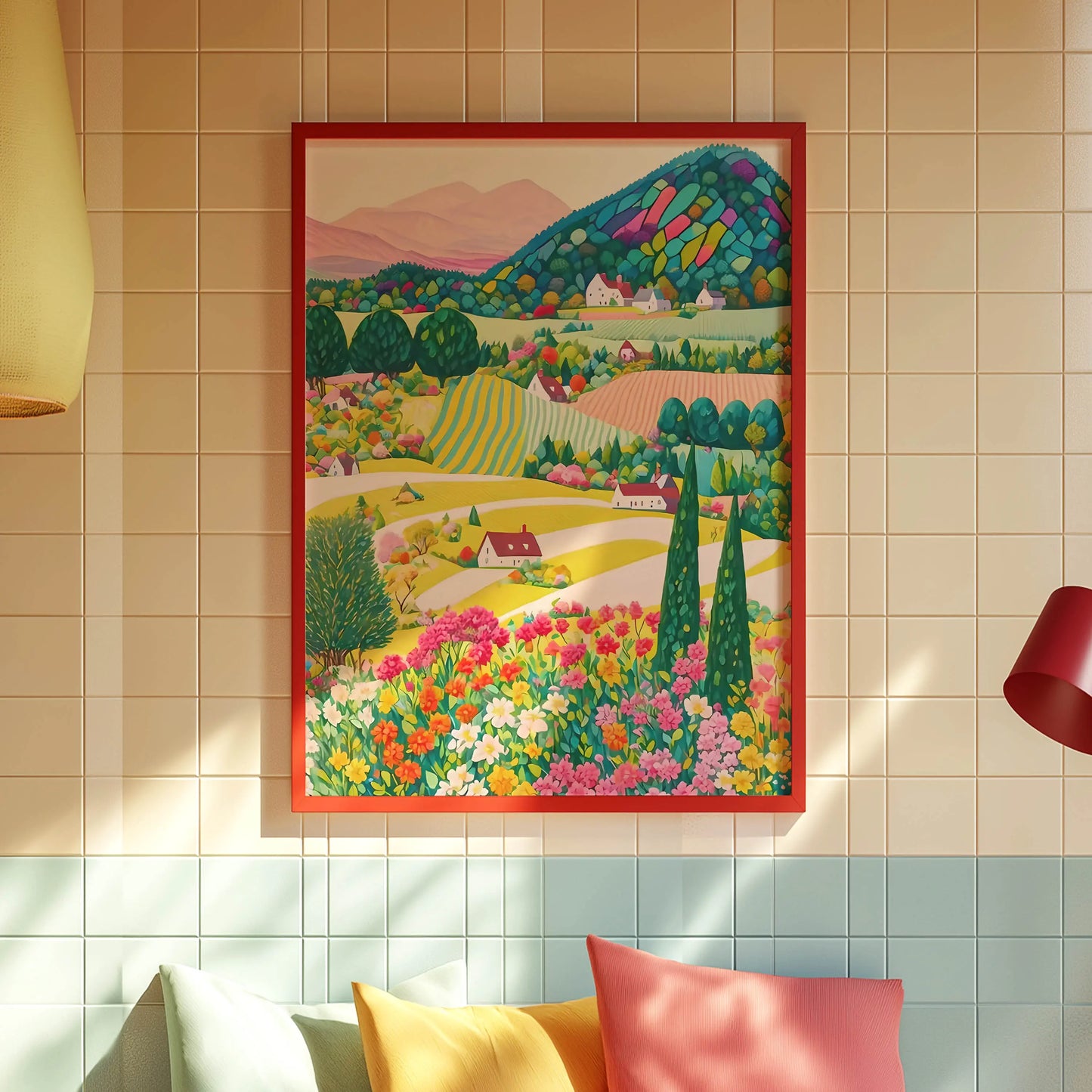 Colorful Landscape Poster