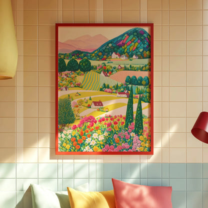 Colorful Landscape Poster