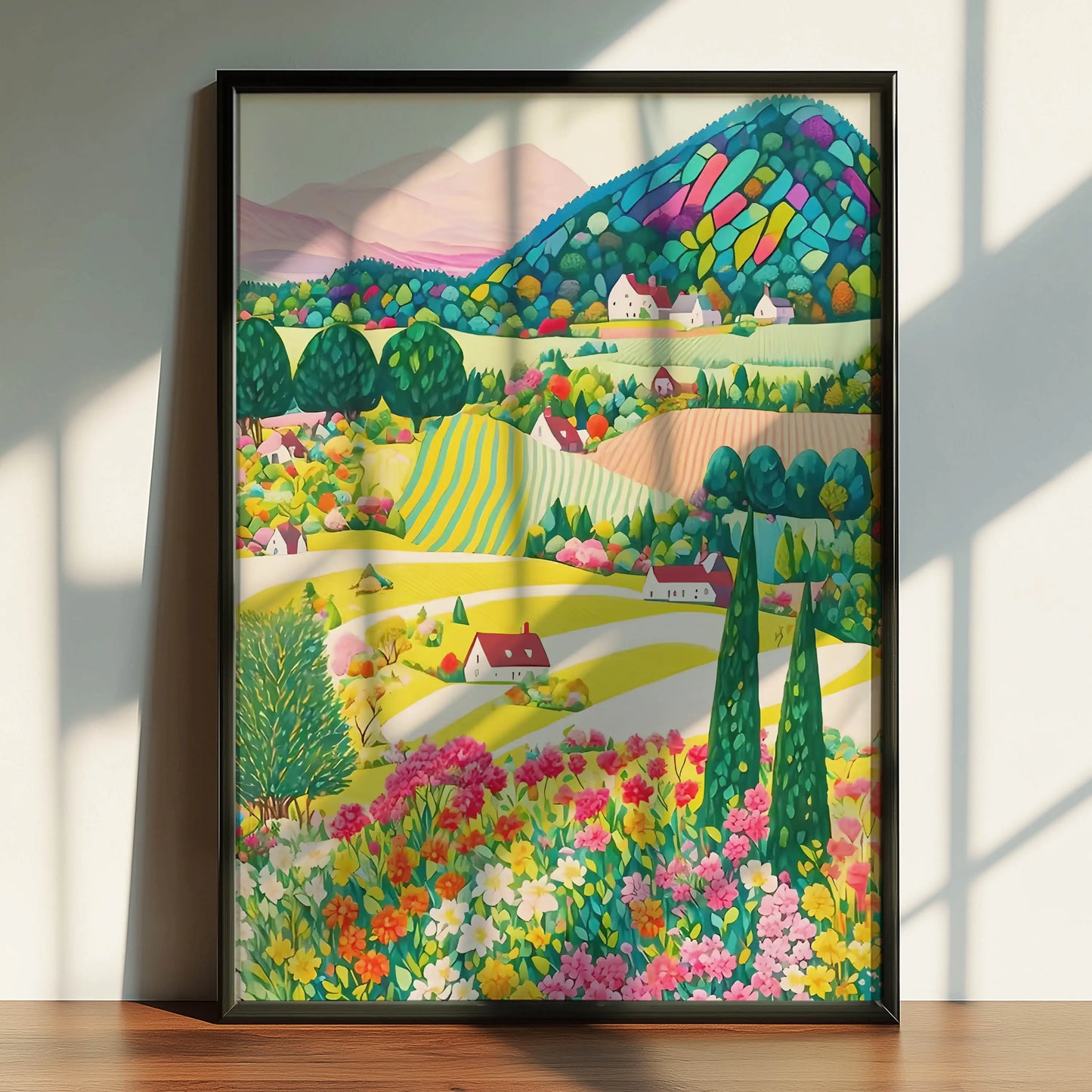 Colorful Landscape Poster