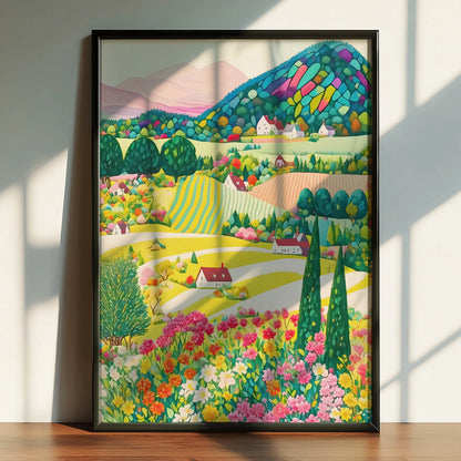 Colorful Landscape Poster