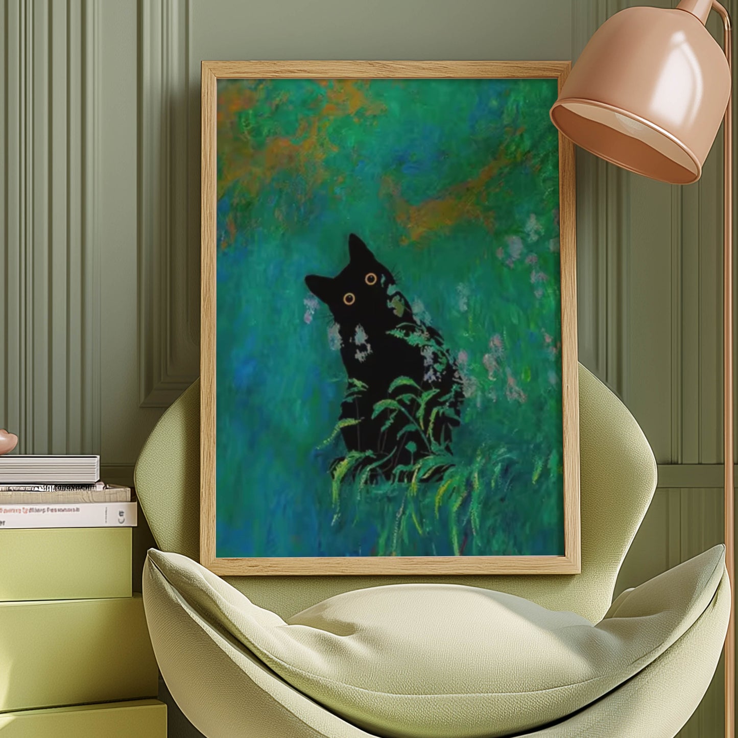 Cat in the Garden