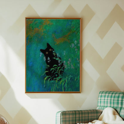 Cat in the Garden